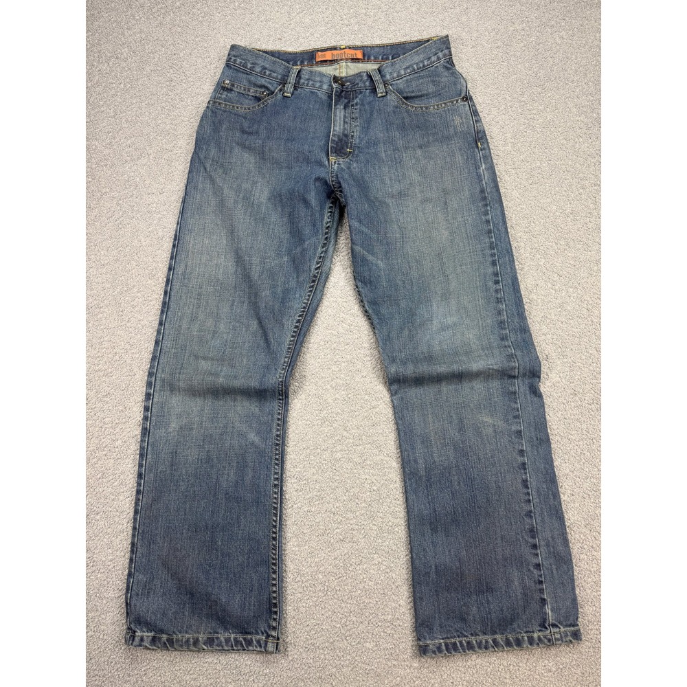 Lee Dungarees Jeans Men's 30x28 Blue Medium Wash Bootcut Relaxed Fit Vintage